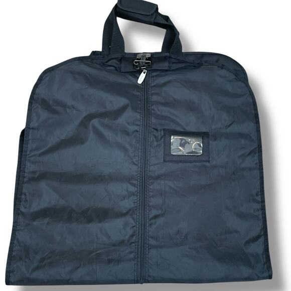 WallyBags Deluxe Travel Garment Bag Carry On 3 Pockets WallyLock Hanger Clamp ID - Picture 10 of 16